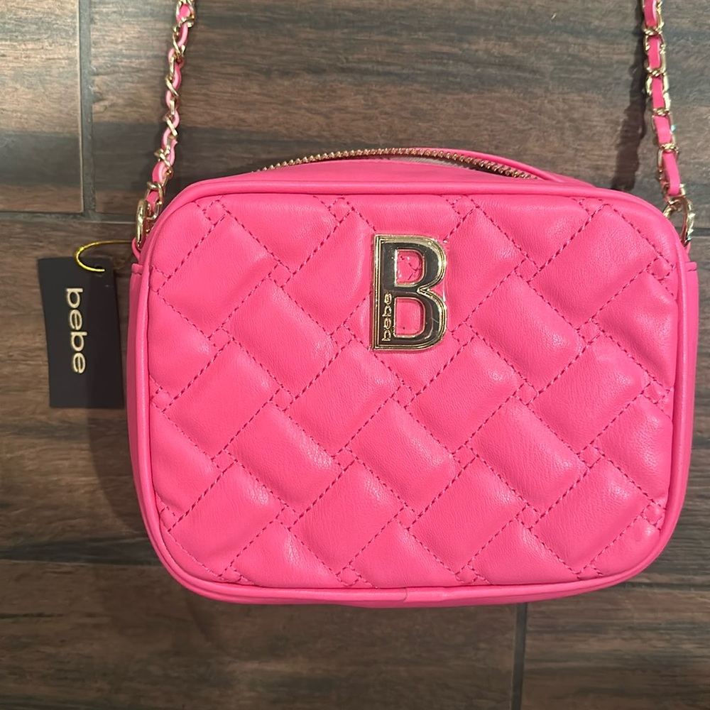 Pink shoulder bag